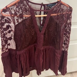 American Eagle Lace Top